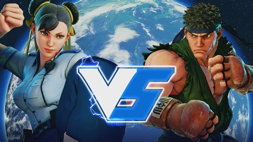 Street Fighter V online singles - Chun Li vs. Ryu