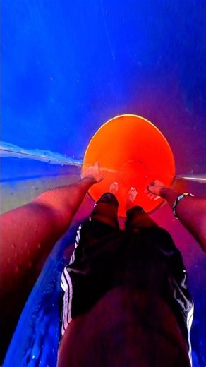 bella ciao waterslide parkour tallest sliding pov 🤩#slide #pov #10million
