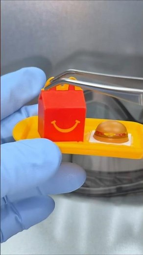 Mini McDonald’s Surprise – Tiny Happy Meal Toy Unboxing #asmr #unboxing #mcdonalds #miniature