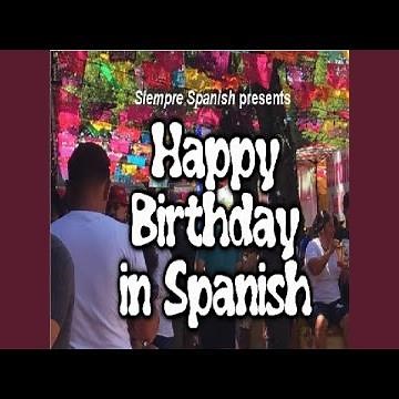 Happy Birthday in Spanish