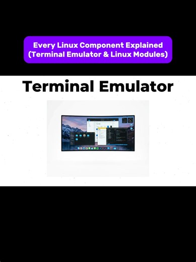 Every Linux Component Explained (Terminal Emulator) #linux #terminalemulator