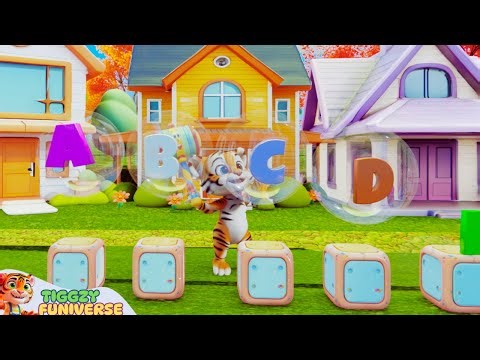 ABC Song with Bubbles and Hammers | Fun Alphabet Song for Kids| Fun Learning Nursery Rhyme
