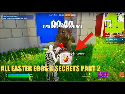 EASTER EGGS TYPICAL GAMER PART 2 (LEVEL 2) FORTNUT MAP CODE CREATIVE 2.0 (ALL 26 NUTS LOCATIONS)