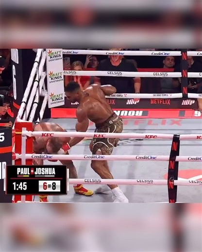 1.7M views · 16K reactions |  LE KO D'ANTHONY JOSHUA SUR JAKE PAUL ! Le Britannique est allé le chercher dans la 6e reprise, face à un Jake Paul fuyant l'action durant la majorité du combat. | Uppercut Combat | Facebook