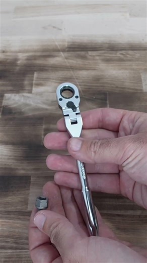This Rusted Hex Fastener is in a Tight-Access area we are using our RPT Hex Dual Action Driver