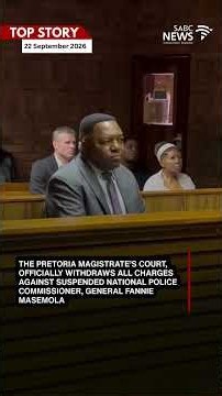 Medicare24 tender corruption charges dropped against General Fannie Masemola. #sabcnews