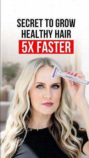 SECRET TO GROW HEALTHY HAIR 5X FASTER!