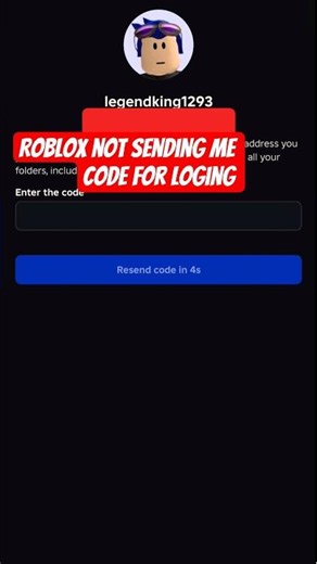 congratulations guys my id is now no more😭Roblox not sending me code
