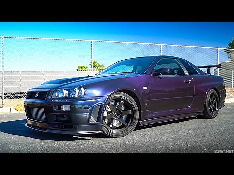 Midnight Purple 2 Nissan Skyline R34 GT-R Cinematic Video | First attempt! | 23GT