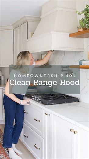 When was the last time you cleaned your range hood filter? If your answer is “never”… same. But it’s easier than you think! Comment FILTER, and I’ll send you the step-by-step guide. | DIY Playbook