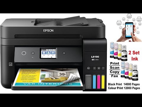 Epson L6190 Wi-Fi Duplex All-in-One Ink Tank Printer for Print-Scan-Copy-Fax-ADF Printing