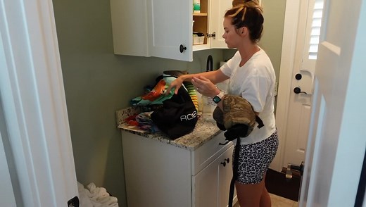 58K views · 654 reactions | A NEW VIDEO is up on YouTube!!!! I am cleaning & organizing in the laundry room + I share a SUPER EASY crockpot recipe! Check out the full video here: https://youtu.be/eop8zI9oci8 HAPPY CLEANING!!! #cleaning #cleanwithme #cleaningmotivation #cleanhome #cleaninghack #laundryroom #laundryroomorganization #laundry #organization #organizing | Amy Darley | Facebook