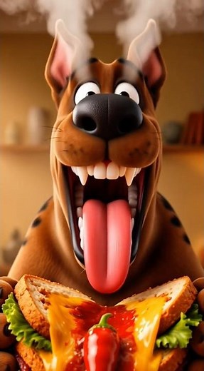 Scooby-Doo Ate The Spiciest Sandwich Ever! 🌶🥪