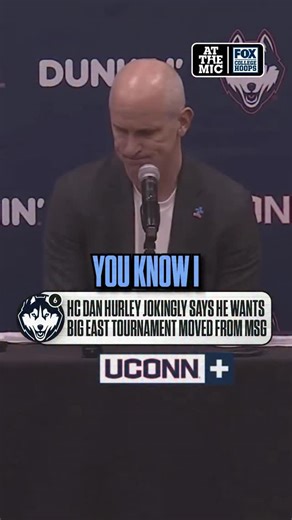UConn HC Dan Hurley had jokes when the Big East Tournament came up. | College Hoops on FOX
