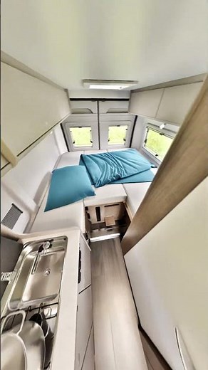 Compact and clever 💡- the Carado CV602 pro. #carado #campervan #interior #vanlife #motorhome