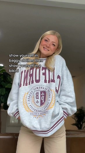 Baggy Clothes to Bikini Trend