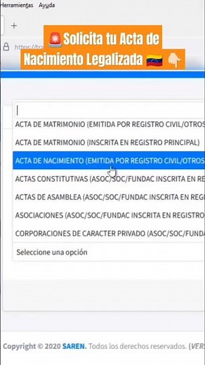 How to apply for a legalized Venezuelan birth certificate #shorts #legalizedbirthcertificate #sar...