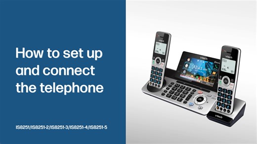 Watch VTech IS8251 - How to set up and connect the telephone on Amazon Live