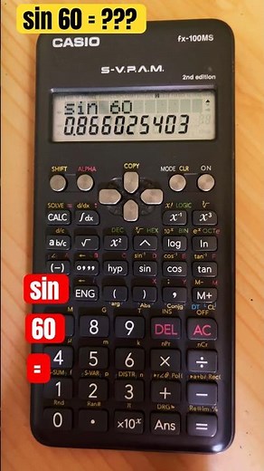 How to Find Sin Value Using a Scientific Calculator | Trigonometry Basics
