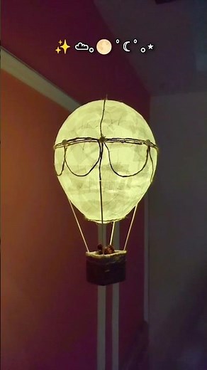 DIY Hot Air Balloon Lamp✨🎈#diy #diyprojects