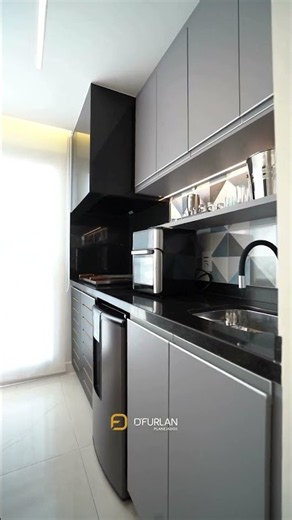 Marcenaria alto padrão para sala e terraço gourmet | D´Furlan