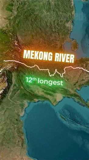 Why The Mekong River Is So Important 🌏 #river #facts