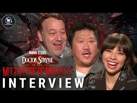 'Doctor Strange 2' Interviews With Sam Raimi, Benedict Wong and Xochitl Gomez