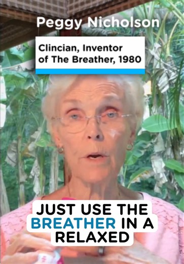 Using The Breather a few times before taking puffs of your inhaler allows your lungs to dilate which lets the medications travel further. Try this next time and you’ll notice a big difference! 😮‍💨🫁 #asthma #thebreather