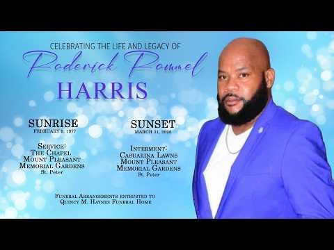 Funeral Service of Roderick Rommel Harris
