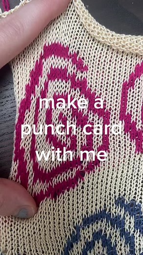DIY Punch Card Tutorial for Knitting Machine