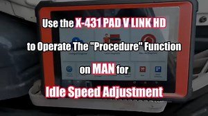 Video guide: Use the PAD V LINK HD to operate on MAN for Idle Speed Adjustment 👉Getting to know this powerful HD diagnostic scan tool @ https://en.cnlaunch.com/products-detail/i-250.html | Launch Tech Co.,Ltd