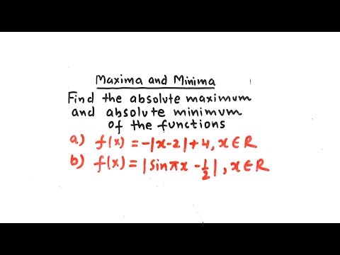 To find absolute maximum and absolute minimum of given functions - Solved Problems - PART 2