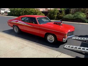 1972 Pro Street Chevelle delivery day