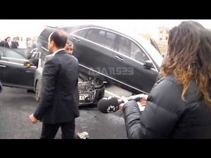 Devlet Bahçelinin Konvoyunda Kaza