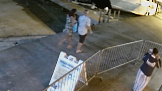 CCTV shows final moments of missing air hostess before she vanished from boyfriend’s yacht