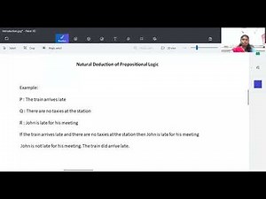 Computational Logic - Introduction to natural deduction by Deeba Kannan