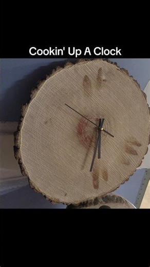 Making a clock out of box elder #wood #clock #woodworking #boxelder