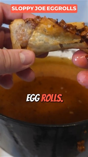 I Turned a Sloppy Joe Into an Egg Roll 🤯🔥