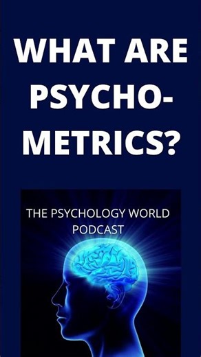 What Are Psychometrics? Psychological Statistics #shorts