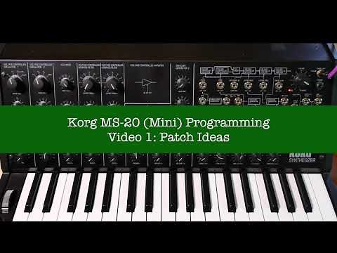 MS 20 Video 1 - Patching Examples