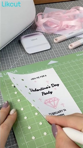 💝✨ DIY Valentine's Day Invitation Card✨🎀 #likcut #diy #craft #diycrafts #cards #valentinesday