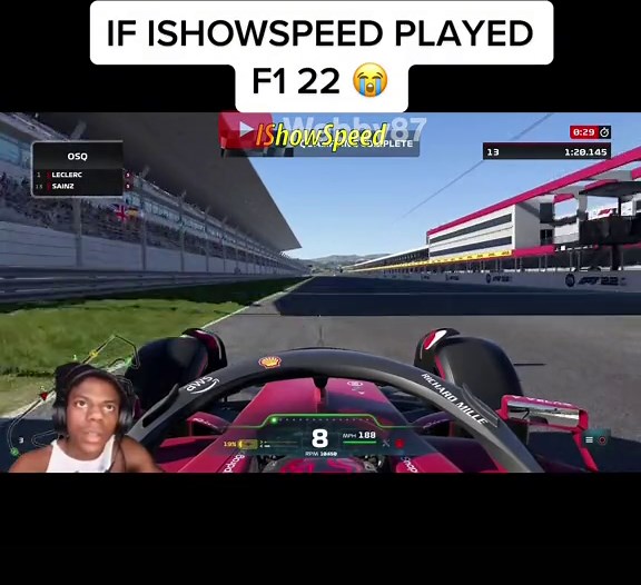 Speed Playing F1 2022 | Ishowspeed