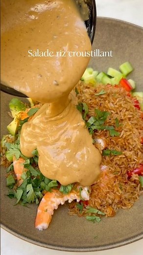 Crispy rice salad