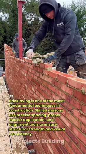 Professional Bricklaying Technique | Building a Straight Brick Wall