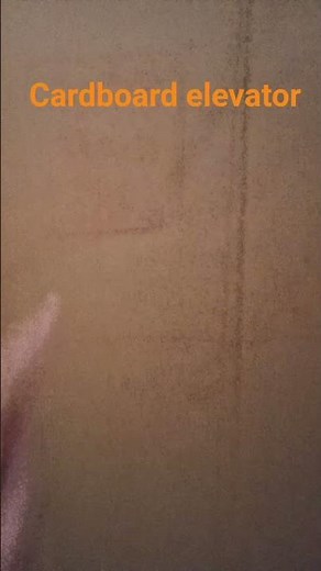 cardboard elevator