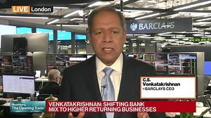 WATCH: CEO C.S. Venkatakrishnan discusses Barclays’ investment banking performance and the UK’s “fairly balanced” approach to regulation.