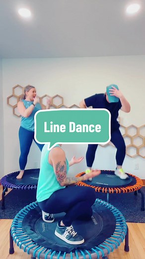 Rebounder Line Dance Full Workout on YouTube