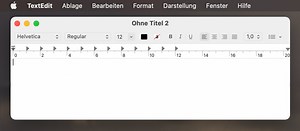 Tipp: TextEdit mit leerem Dokument statt Dialog starten