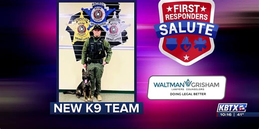 Milam County Sheriff’s Office introduces new K9 team