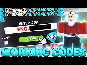 ALL *NEW* Working CODES for FREE DIAMONDS in 99 Nights in the Forest! (SANTA ENGINEER CLASS)